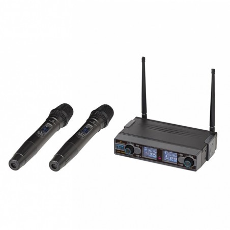 UHF Dual Digital Wireless Microphone System Soundsation WF-D290HH