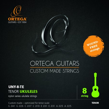 8 string tenor ukulele set Ortega UNY-8-TE
