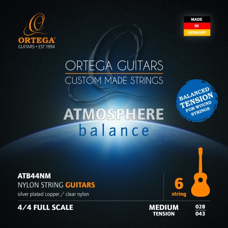 Klassikalise kitarri keeled Ortega ATB44NM (medium)