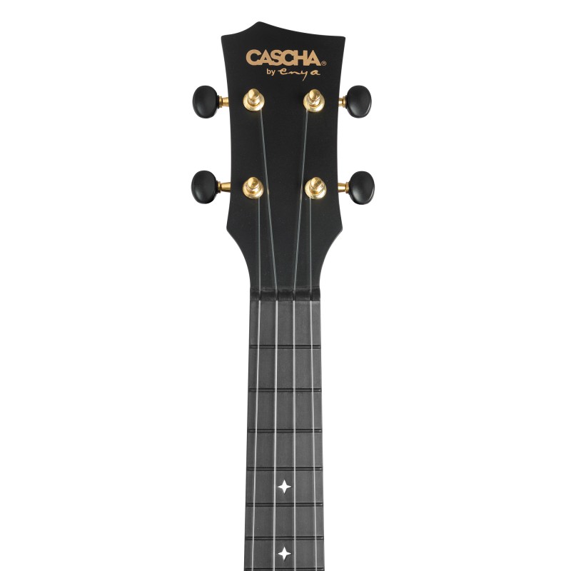 Cascha kontsert ukulele komplekt Carbon Fibre