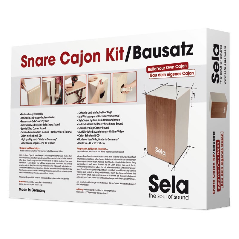 Sela Snare Cajoni kokkupanemise komplekt SE 001