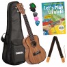 Kontsert ukulele komplekt Cascha HH 2252