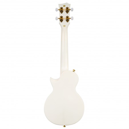 Cascha kontsert ukulele komplekt Carbon Fibre white