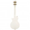 Cascha kontsert ukulele komplekt Carbon Fibre white