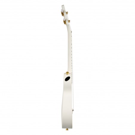 Cascha kontsert ukulele komplekt Carbon Fibre white