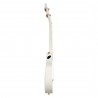 Cascha kontsert ukulele komplekt Carbon Fibre white