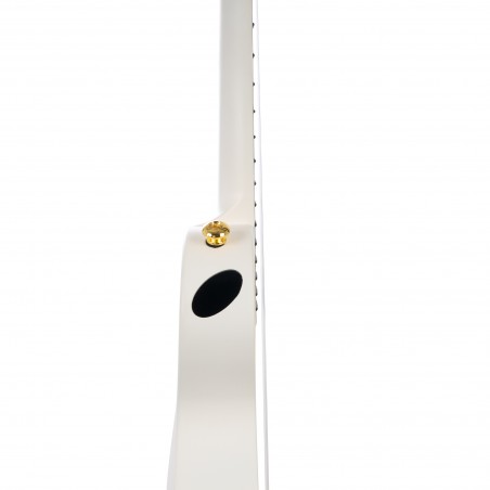 Cascha kontsert ukulele komplekt Carbon Fibre white