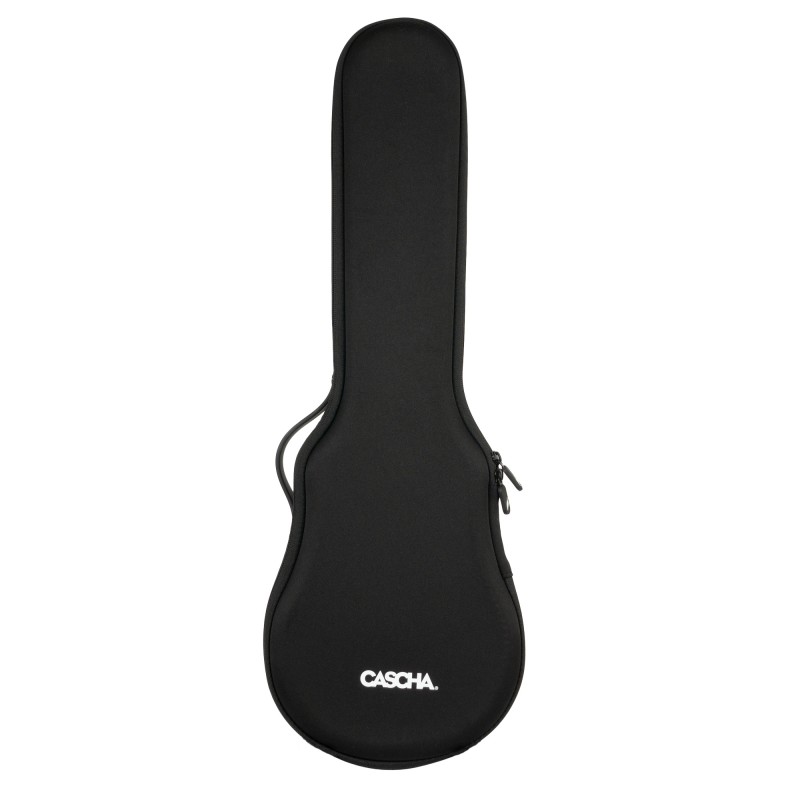 Cascha kontsert ukulele komplekt Carbon Fibre white