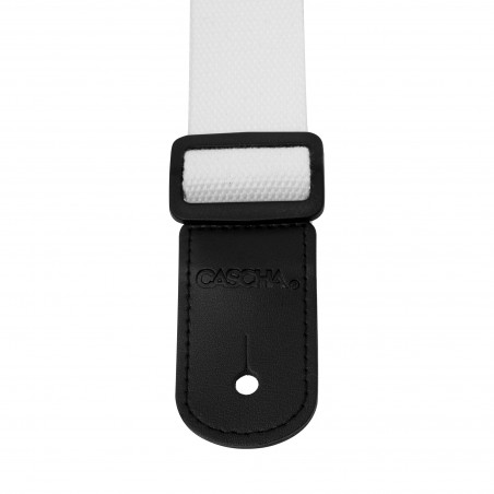 Cascha kontsert ukulele komplekt Carbon Fibre white