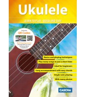 Soprano Ukulele bundle yellow Cascha HH 3973 EN