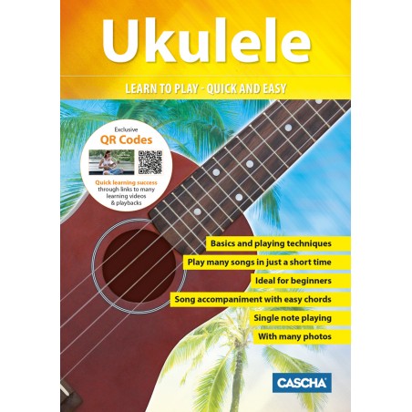 Concert Mahonagy Ukulele Bundle Cascha HH 2036 EN