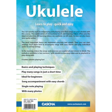 Kontsert Ukulele Komplekt Cascha HH 2036 EN