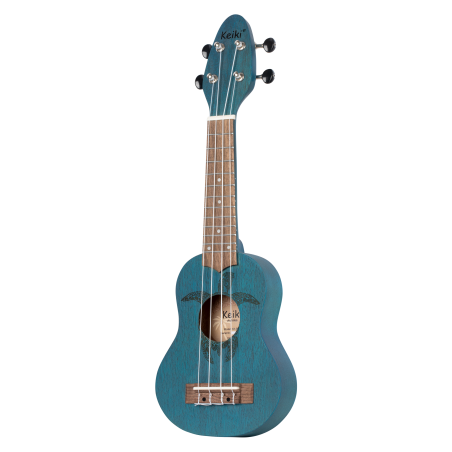 Vasakukäeline sopranino ukulele Keiki K1-BL-L