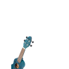 Vasakukäeline sopranino ukulele Keiki K1-BL-L
