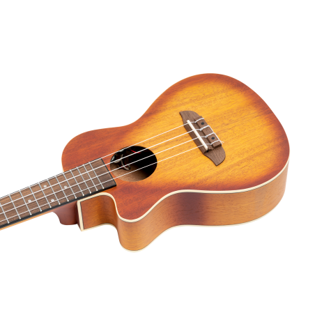 Vasakukäeline kontsert ukulele Ortega RUDAWN-CE-L