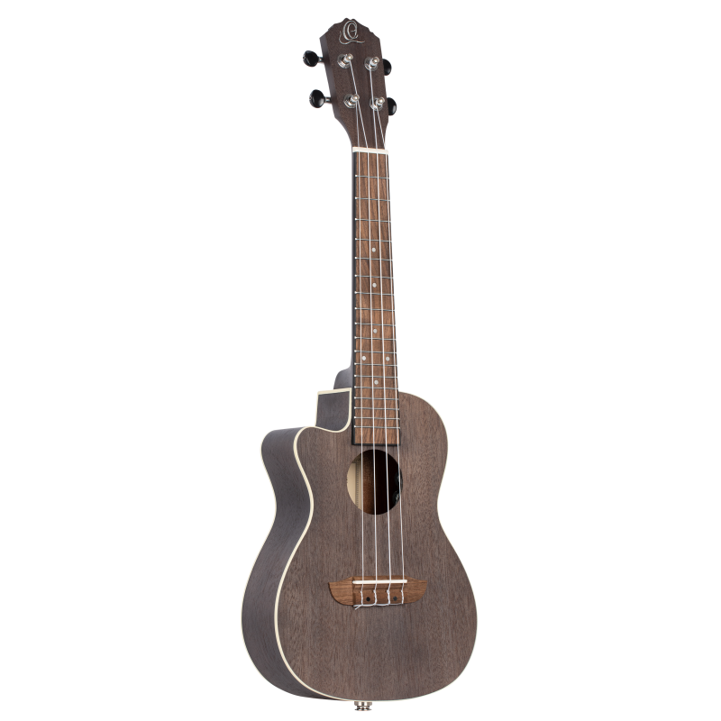 Vasakukäeline kontsert ukulele Ortega RUCOAL-CE-L
