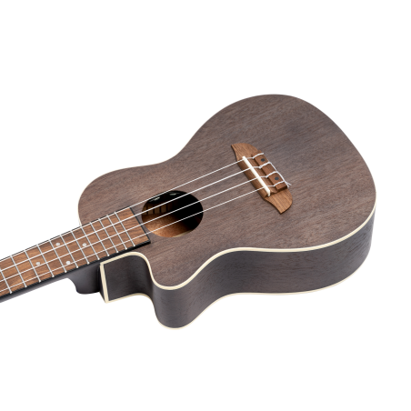 Vasakukäeline kontsert ukulele Ortega RUCOAL-CE-L