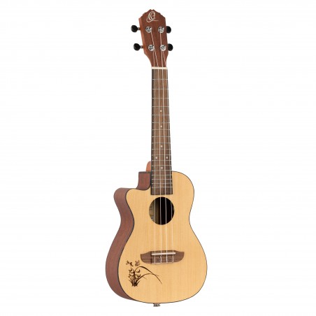 Vasakukäeline kontsert ukulele Ortega RU5CE-L