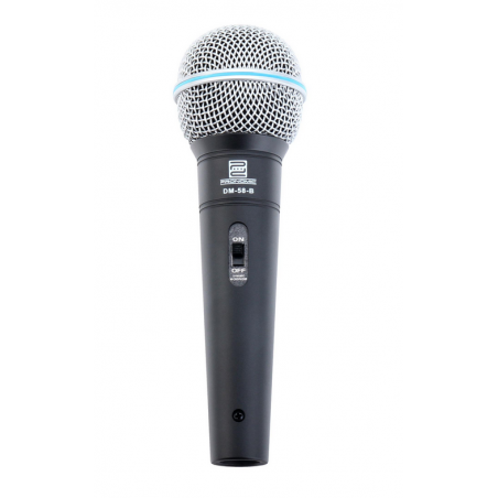 Pronomic DM-58-B Vocal Microphone With Switch SET + Case