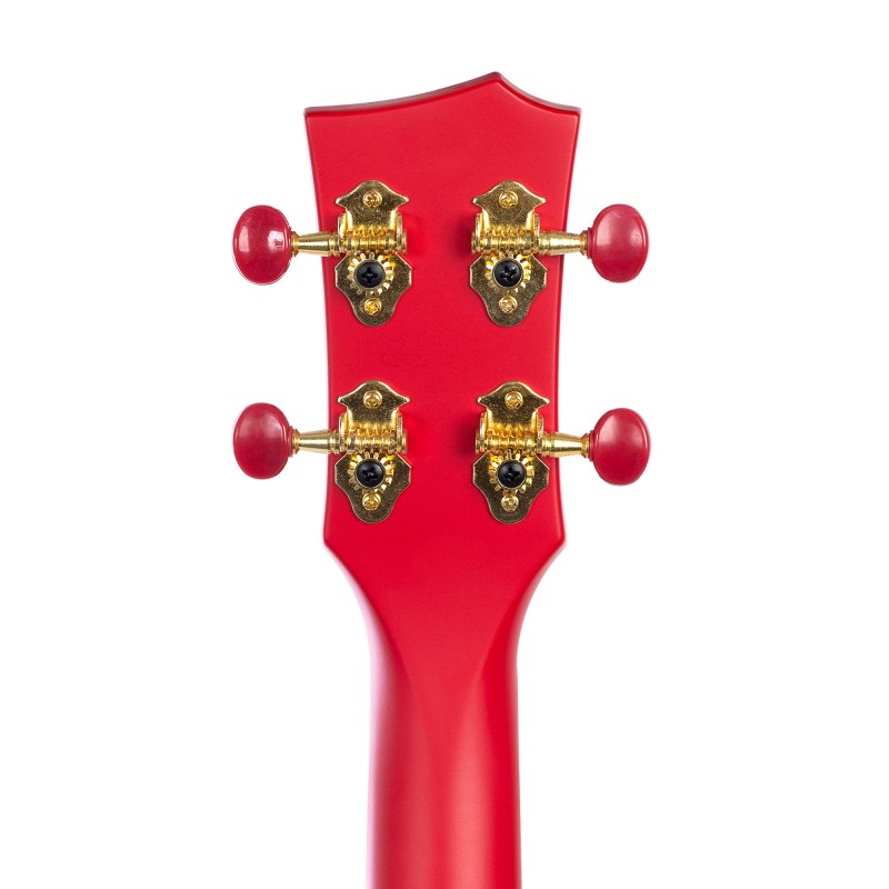 Kontsert ukulele komplekt Cascha carbon HH 2280 punane