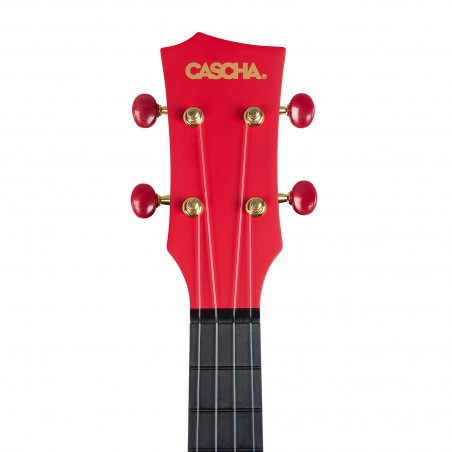 Kontsert ukulele komplekt Cascha carbon HH 2280 punane