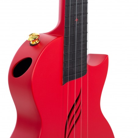Kontsert ukulele komplekt Cascha carbon HH 2280 punane