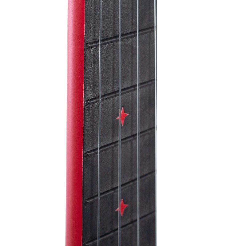 Kontsert ukulele komplekt Cascha carbon HH 2280 punane