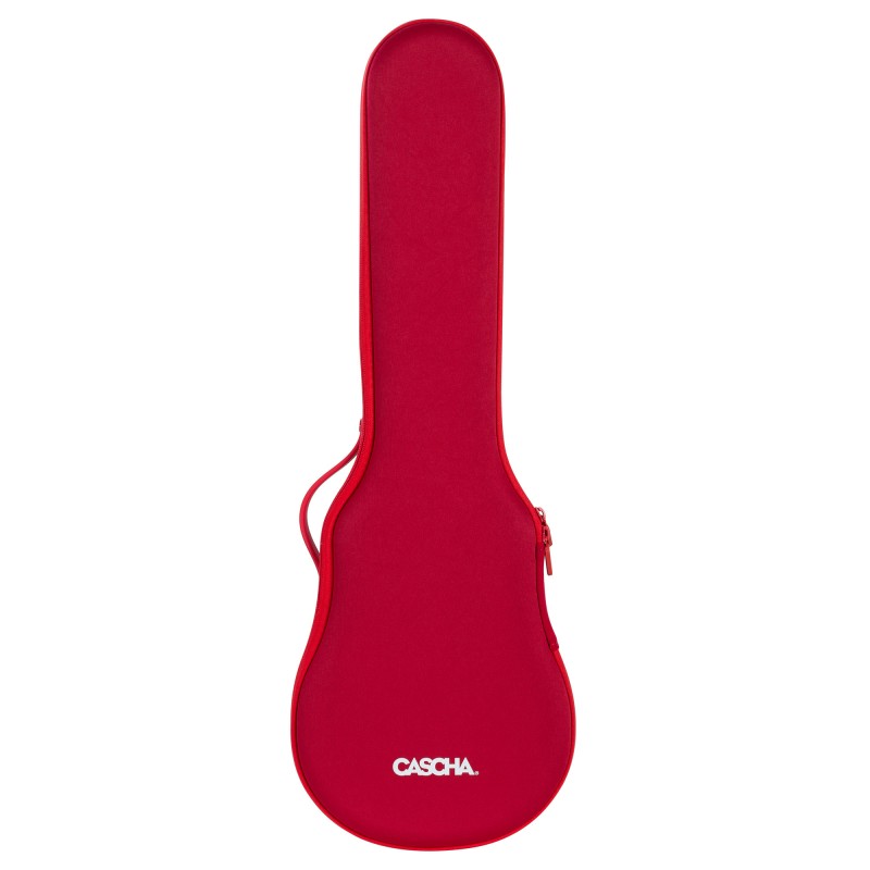 Kontsert ukulele komplekt Cascha carbon HH 2280 punane