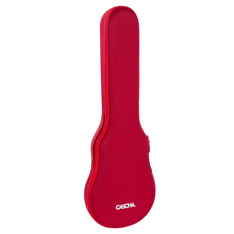 Kontsert ukulele komplekt Cascha carbon HH 2280 punane