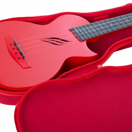 Kontsert ukulele komplekt Cascha carbon HH 2280 punane
