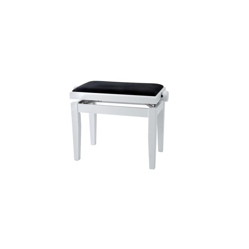 GEWA PIANO BENCH DELUXE WHITE MATT
