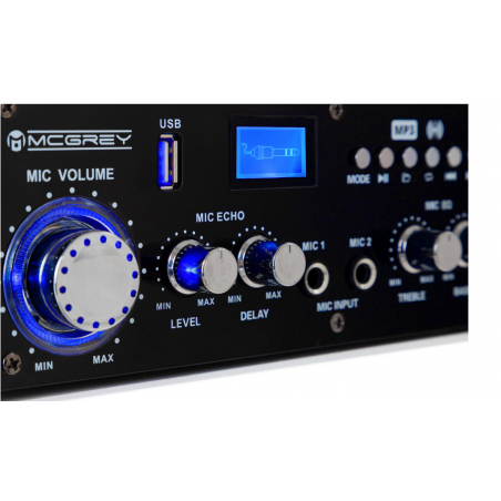 McGrey PA-350BT võimendi Bluetoothiga koos USB / MP3 mängijaga