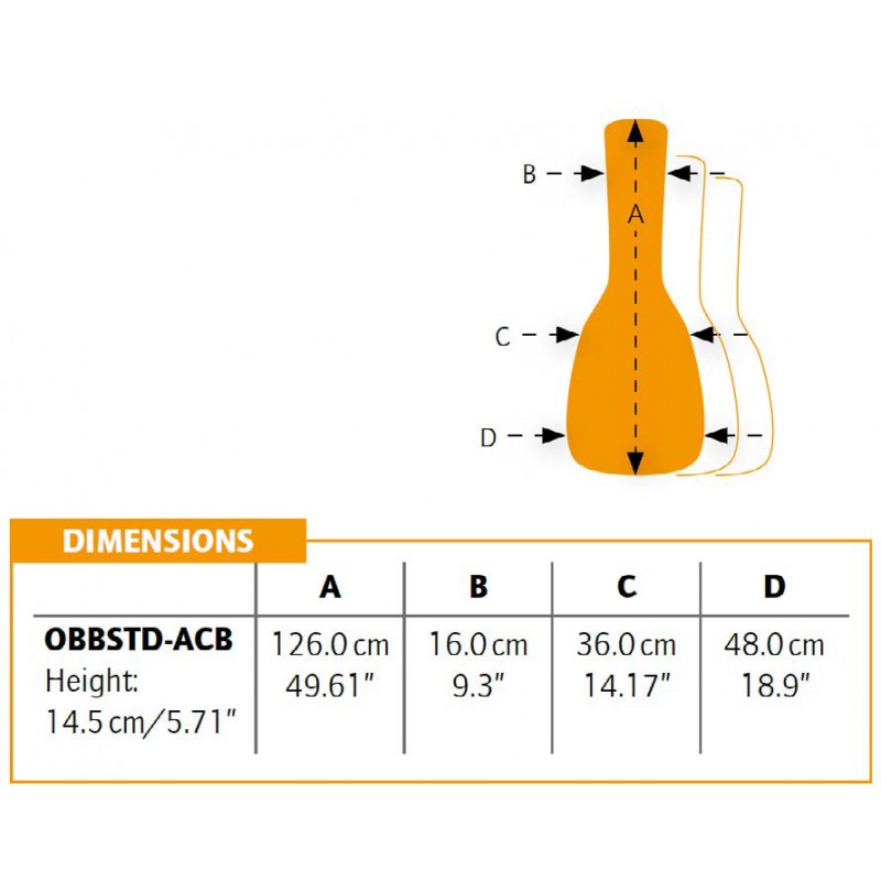 Acoustic Bass Gig Bag ORTEGA OBBSTD-ACB