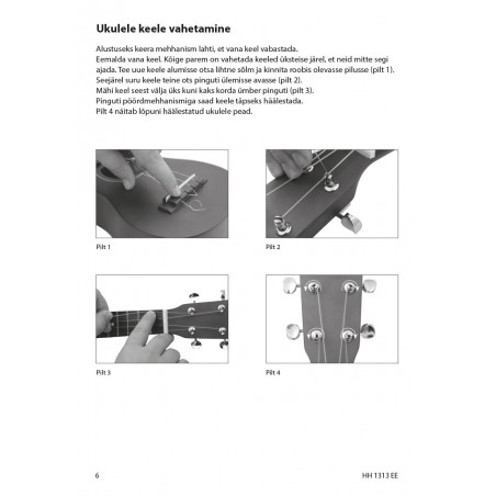 Cascha HH 1313 EE Ukulele selgeks kiirelt ja lihtsalt