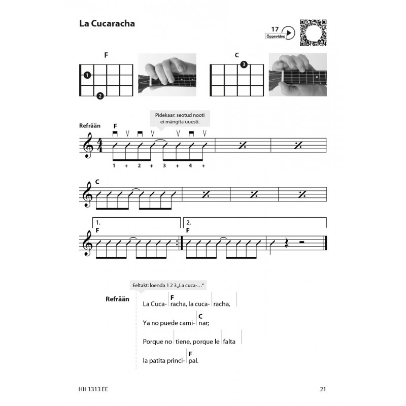 Cascha HH 1313 EE Ukulele selgeks kiirelt ja lihtsalt