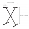 Classic X-Keyboard Stand Height Adjustable