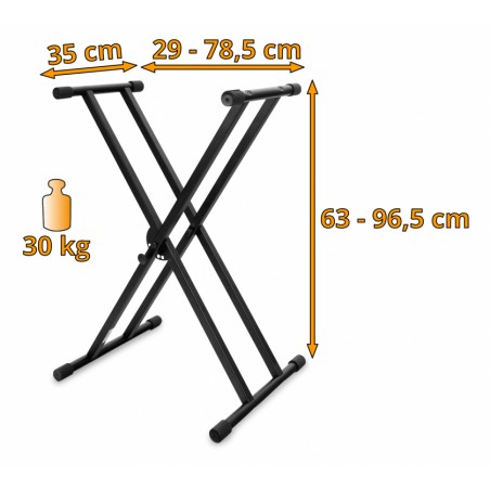 Keyboard Stand Black X