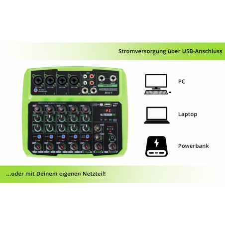 Pronomic Mini6 6-Channel USB Mixer