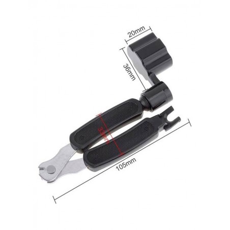 Boston string winder with string clipper and bridge pin remover BPW-400