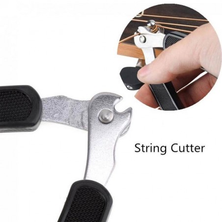 Boston string winder with string clipper and bridge pin remover BPW-400
