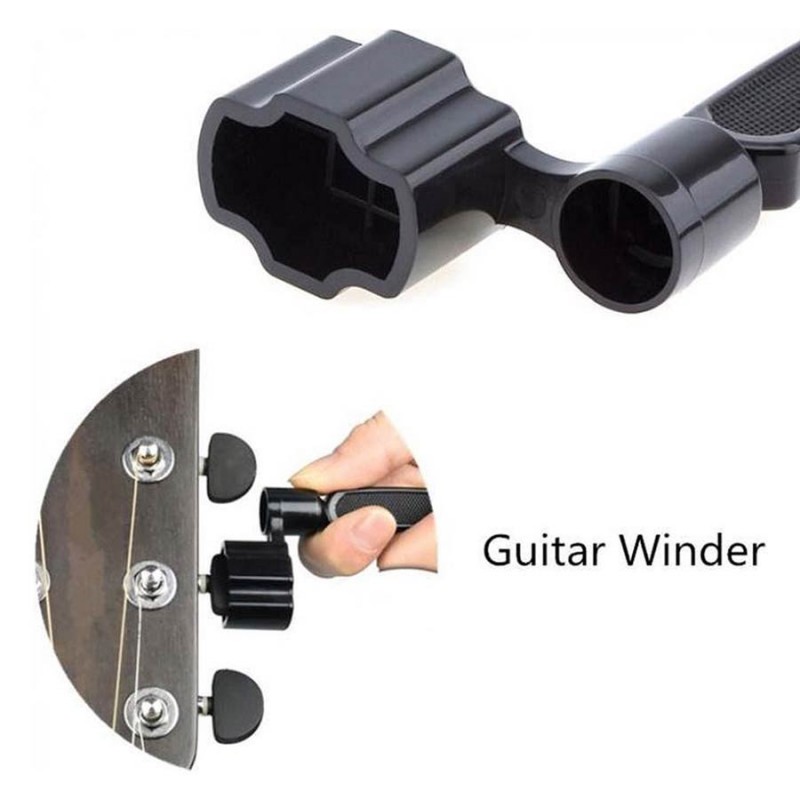 Boston string winder with string clipper and bridge pin remover BPW-400