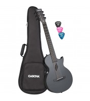 Carbon Fibre Electric Acoustic Guitar Cascha CGACF2-BK