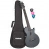 Carbon Fibre Electric Acoustic Guitar Cascha CGACF2-BK