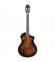 ORTEGA TourPlayer DeLuxe elektroakustiline klassikaline kitarr koos kotiga - Acacia Burst