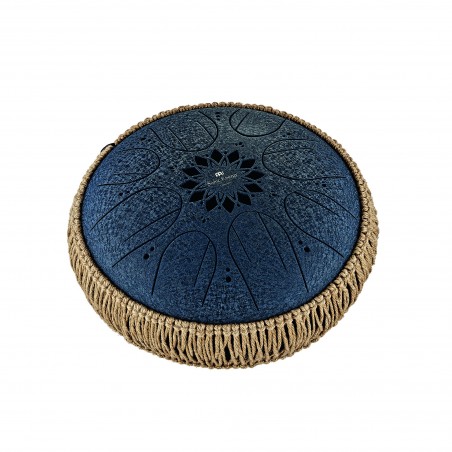 MEINL Sonic Energy Medium Octave Steel Tongue Drum 10" - C Minor/8 Notes/432 Hz - Navy Blue