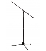 Pronomic MS-15 Professional Microphone Stand with Boom Black