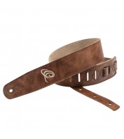 ORTEGA Suede-Leather Guitar-Strap - Cognac OSSU-40