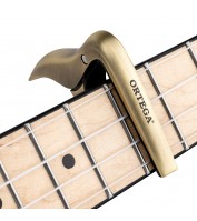 ORTEGA Ukulele Capo - Brushed Brass Design