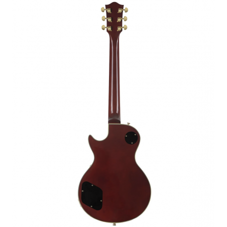 Rocktile Pro L-200OHB Electric Guitar Orange Honey Burst AK20G Set