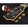 Rocktile Pro L-200OHB Electric Guitar Orange Honey Burst AK20G Set